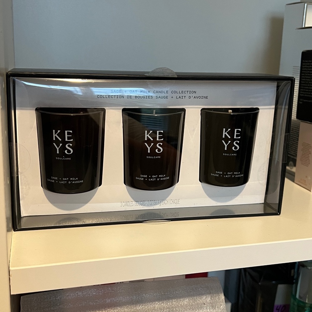 Keys Soulcare Sage & Oat Milk Candle Set - Picture 2 of 5